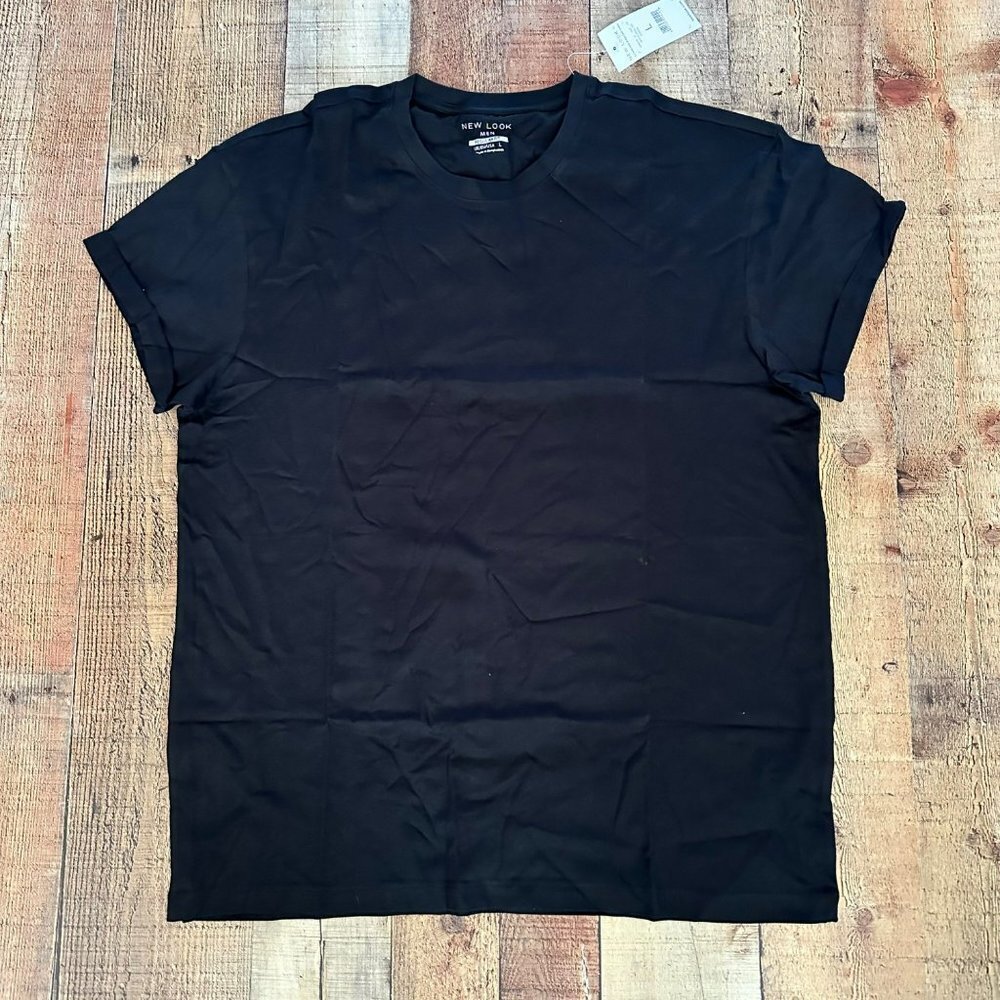 New Look Black tshirt men's L
